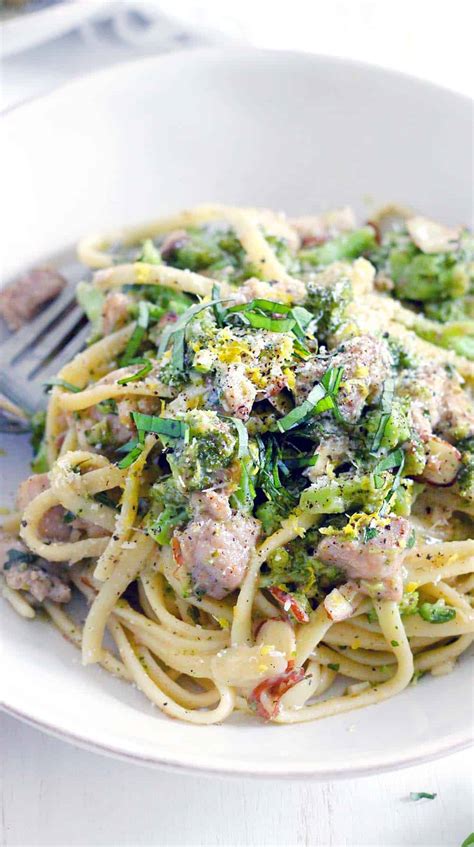 chicken-and-broccoli-linguine-with-lemon-butter-basil image