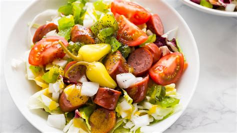 chicago-style-hot-dog-salad-recipe-tablespooncom image