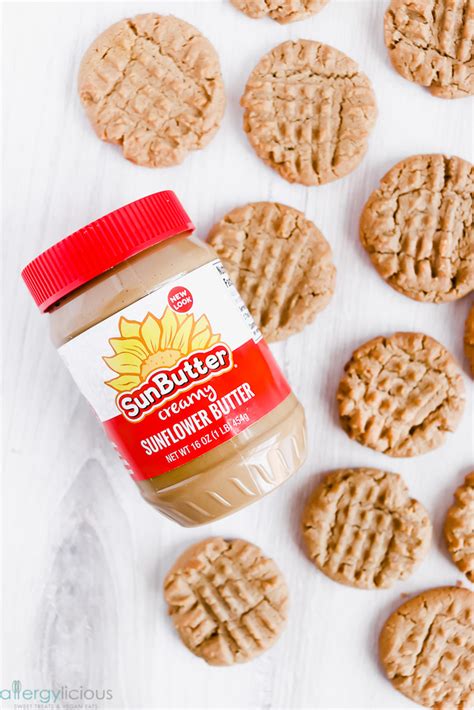 nut-free-peanut-butter-cookies-with-sunbutter image