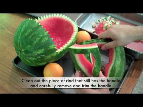 how-to-carve-a-watermelon-baby-carriage-youtube image
