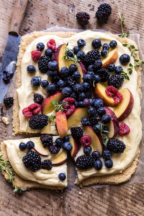 no-bake-mixed-berry-custard-tart-half-baked-harvest image
