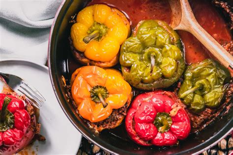 easy-cajun-style-stuffed-bell-pepper-recipe-rosalynn image
