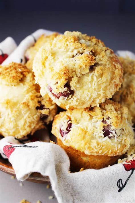 cherry-muffins-with-coconut-streusel-our-happy-mess image