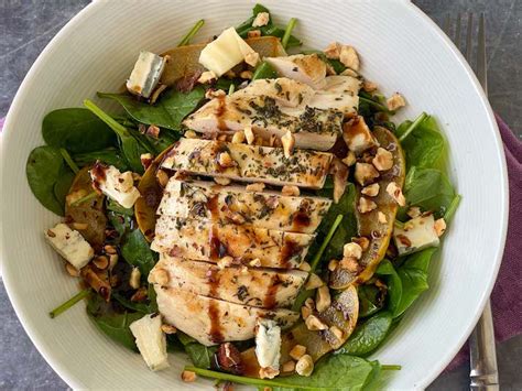 gorgonzola-pear-chicken-salad-with image