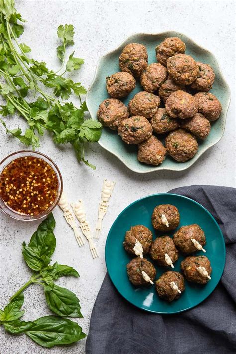 thai-chicken-meatballs-with-dipping-sauce-boulder image