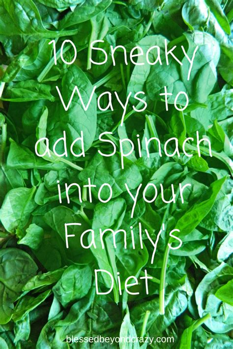10-sneaky-ways-to-add-spinach-to-your-diet-blessed image