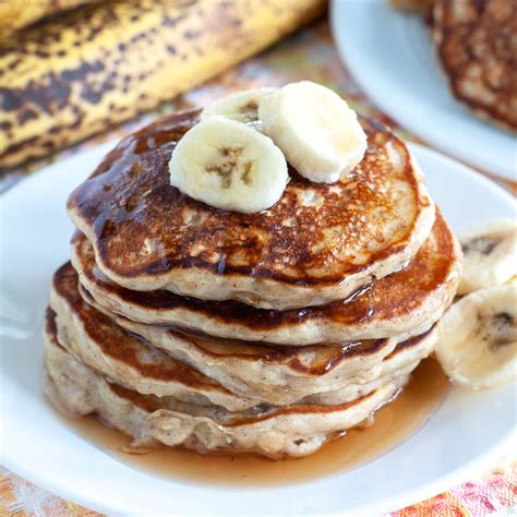 banana-oatmeal-pancakes-food-lovin-family image