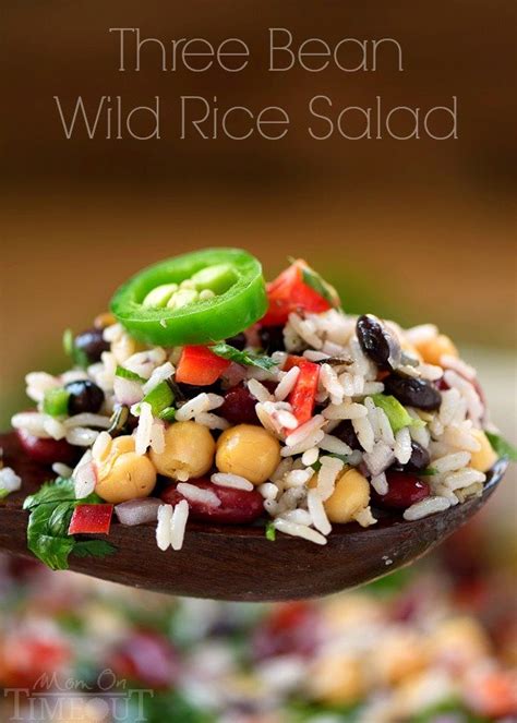 wild-rice-three-bean-salad image