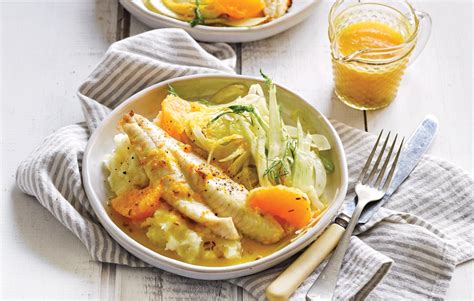 baked-fish-with-citrus-fennel-sauce-and-parsnip-mash image
