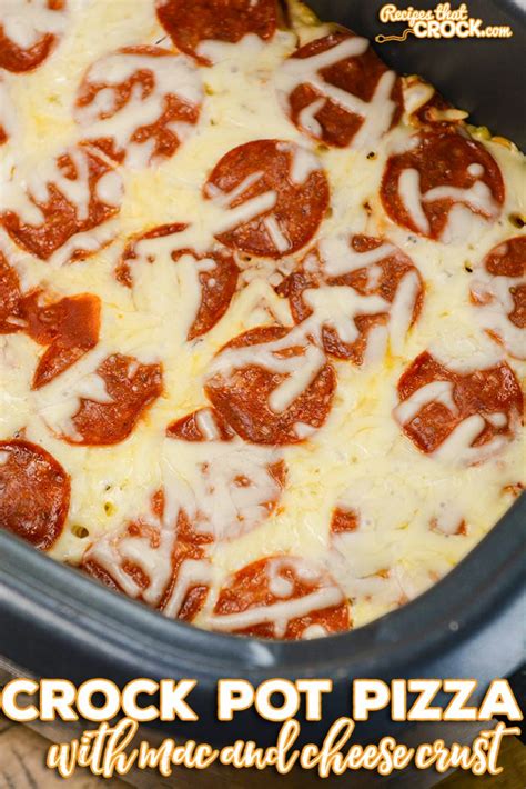 crock-pot-pizza-with-mac-and-cheese-crust image