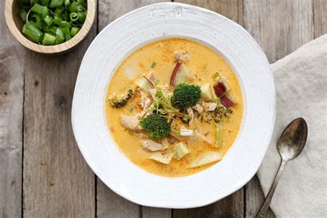 thai-coconut-soup-recipe-with-chicken-and-ginger-dr image