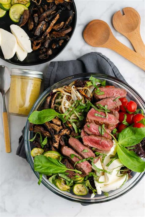 sirloin-steak-salad-with-fresh-mozzarella-and-roasted image