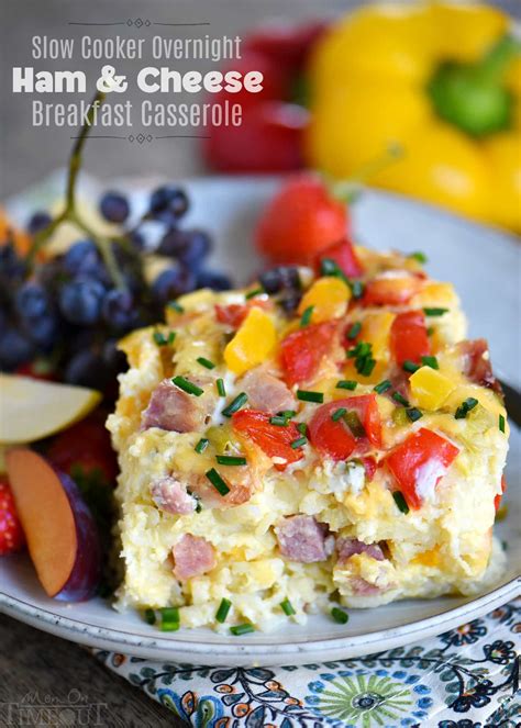 slow-cooker-overnight-ham-and-cheese-breakfast image