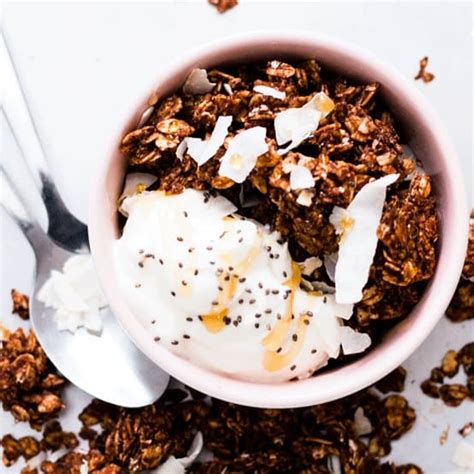 coconut-and-chocolate-peanut-butter-granola-whole image