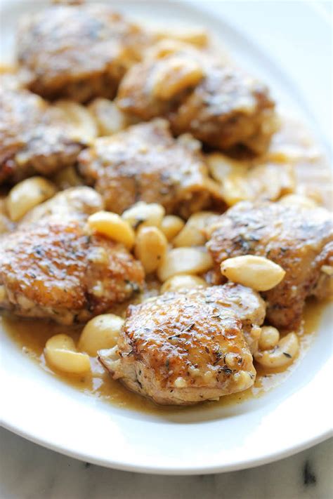 chicken-with-40-cloves-of-garlic-damn-delicious image