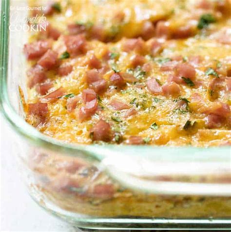 breakfast-casserole-with-ham-and-cheese-amandas image