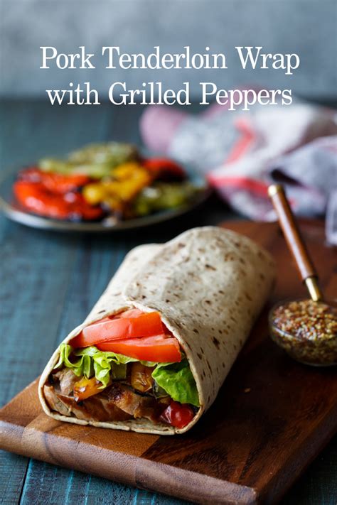 pork-tenderloin-wrap-with-grilled-peppers-flatoutbread image