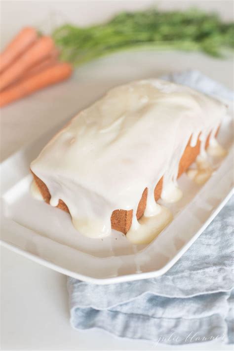 carrot-cake-loaf-with-cream-cheese-glaze-julie-blanner image
