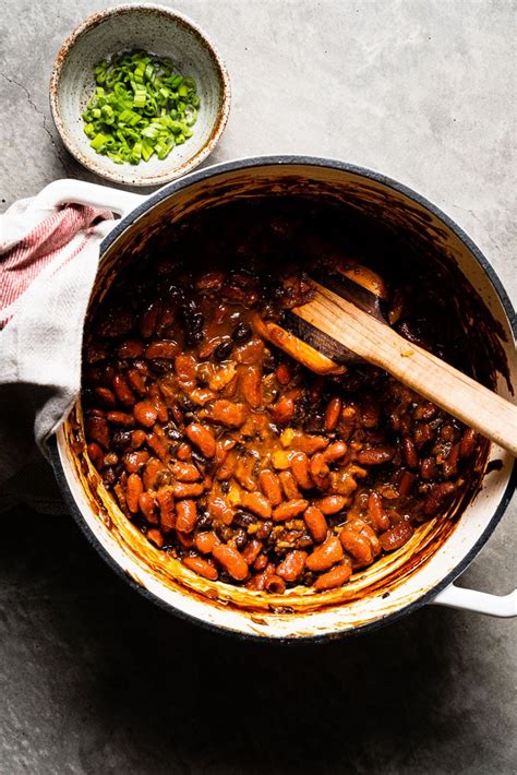 baked-beans-recipe-salt-pepper-skillet image
