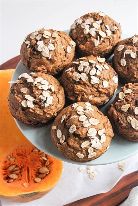 spiced-butternut-squash-muffins-healthy-breakfast image