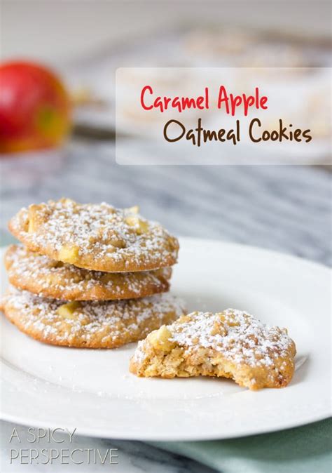 caramel-apple-oatmeal-cookies-caramel-apple-style image