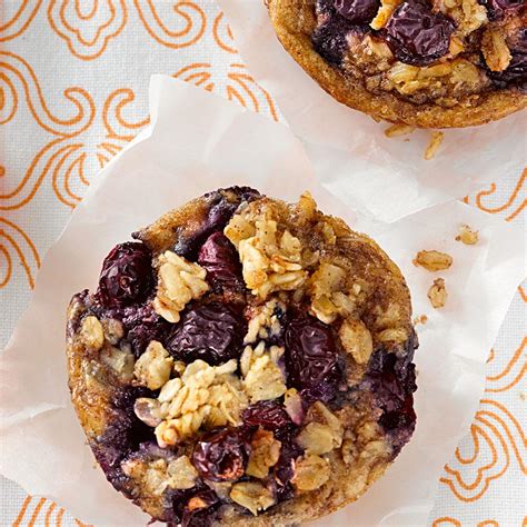 breakfast-blueberry-oatmeal-cakes-eatingwell image
