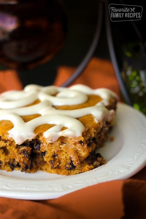 pumpkin-sheet-cake-with-cream-cheese-frosting-serves image