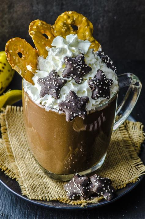 vegan-hot-chocolate-with-peanut-butter-banana-may image