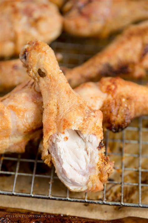 crispy-oven-baked-chicken-drumsticks-yellow-bliss-road image