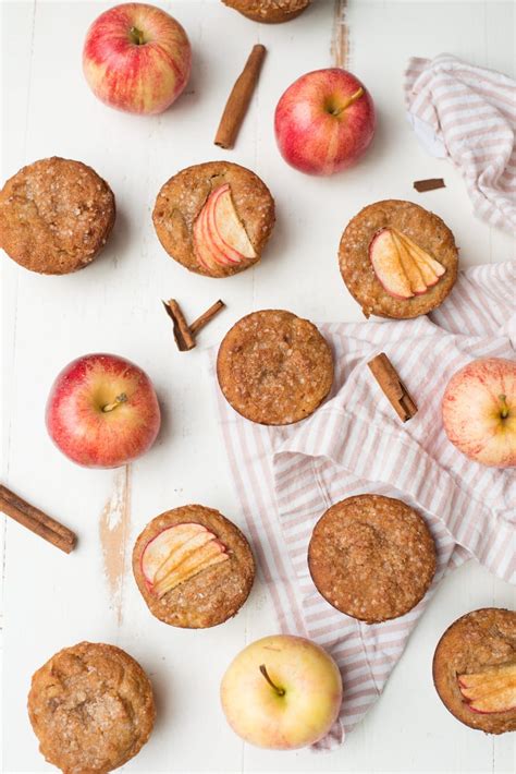 one-bowl-triple-apple-cider-spiced-muffins-real-food image