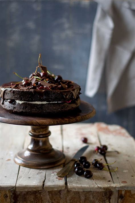 chocolate-yogurt-cake-with-balsamic-cherry-filling image
