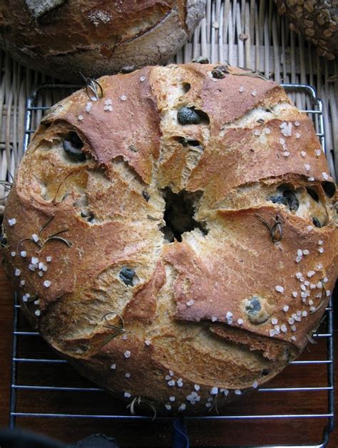 rye-crown-loaf-with-olives-and-rosemary-priscilla-martel image