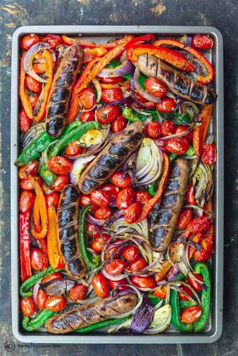 sausage-peppers-and-onions-the-mediterranean-dish image