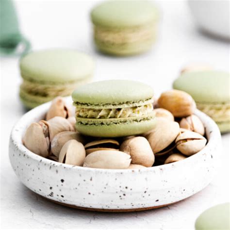 pistachio-french-macarons-recipe-shugary-sweets image