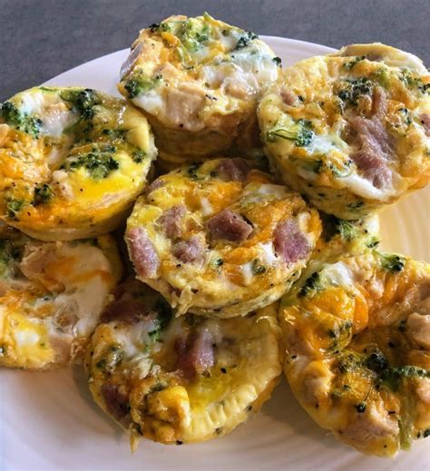 the-best-mini-egg-bites-with-ham-and-cheese-platein28 image