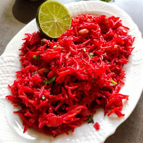 beetroot-rice-recipe-quick-one-pot-rice-recipe-indian-style image