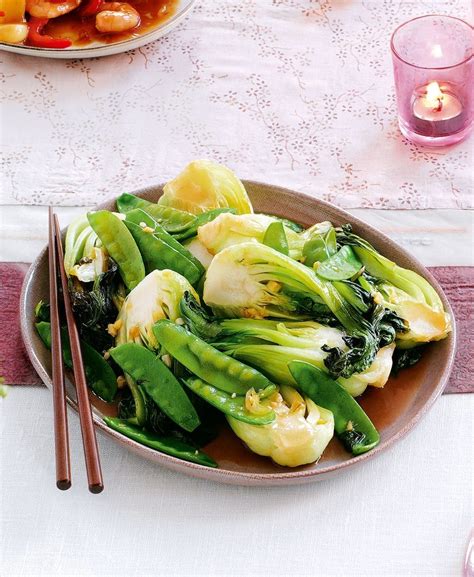 stir-fried-chinese-greens-recipe-delicious-magazine image