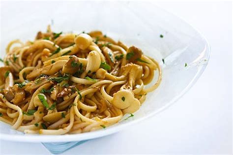noodles-with-mushrooms-and-lemon-ginger-dressing image