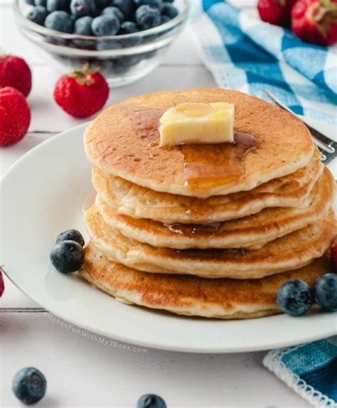 fluffy-make-ahead-pancakes-kitchen-fun-with-my-3 image