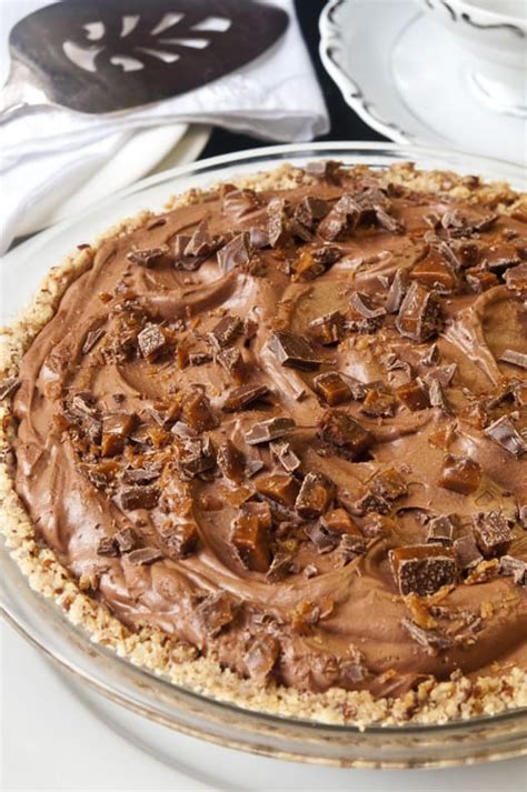 easy-french-silk-pie-with-a-pecan-cookie-crust-salad image