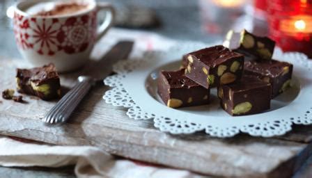 chocolate-pistachio-fudge-recipe-bbc-food image