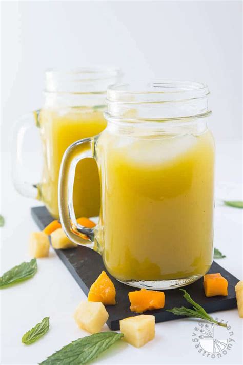 pineapple-mango-agua-fresca-recipe-vegetarian image