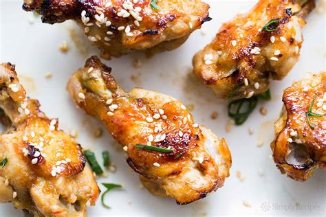 ginger-honey-chicken-wings-recipe-simply image