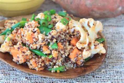 sweet-potato-quinoa-salad-with-spicy-peanut-sauce image