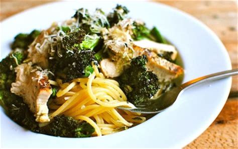 chicken-pasta-with-broccoli-and-green-beans-tasty image