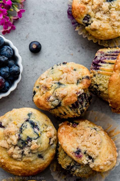 lemon-blueberry-muffins-sallys-baking-addiction image