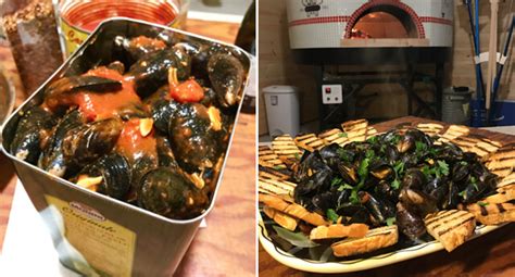 woodfired-mussels-alla-diavola-in-an-olive-oil-can image
