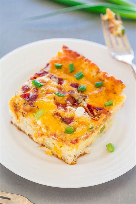 cheesy-egg-casserole-with-bacon-super-easy-averie image
