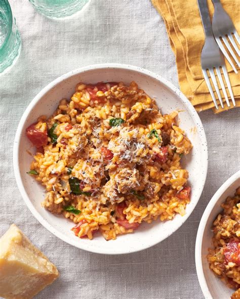 sausage-and-tomato-risotto-recipe-hearty-and-filling image