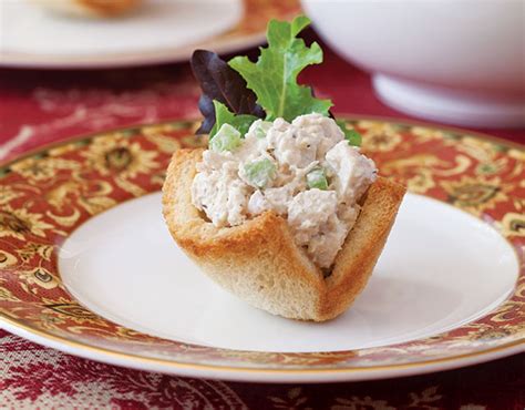 chicken-almond-salad-in-bread-baskets image